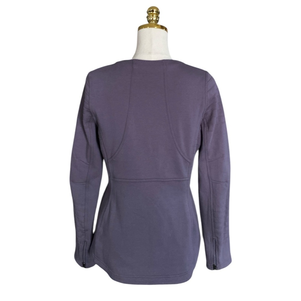 ATHLETA Women’s Outdoors Hiking Asymmetric Moto Jacket in Dusk Violet Size M - Picture 7 of 10